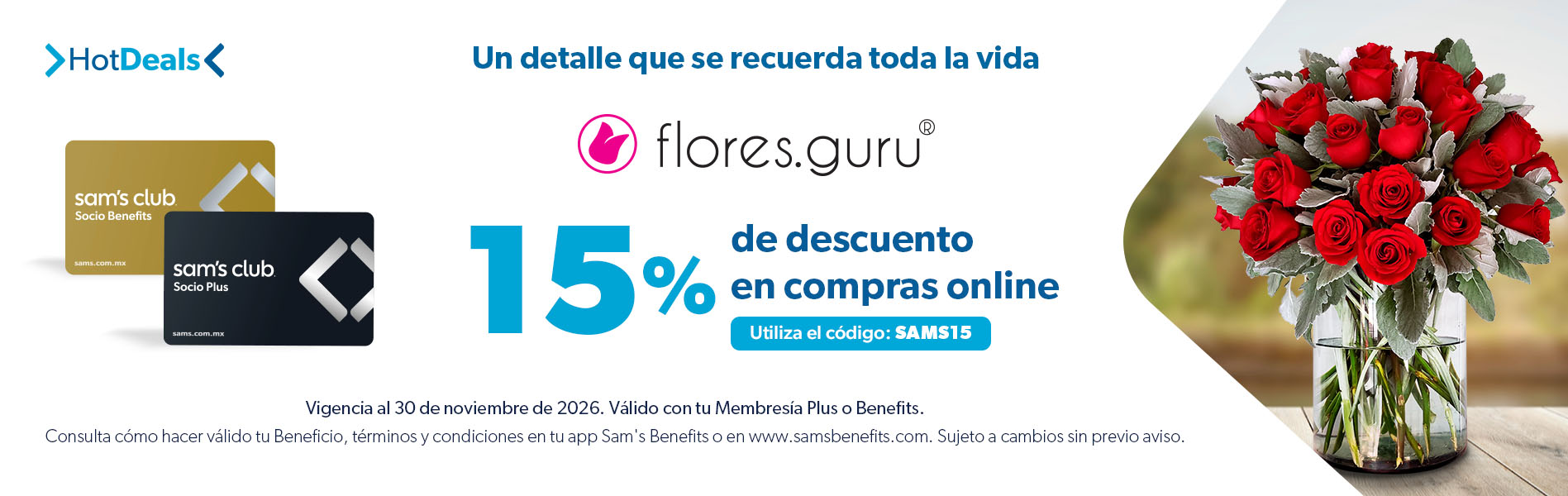 Sam's Club samsclub samsbenefits hazte socio cine viajes hot deals restaurantes educacion ropa accesorio mascotas salud entretenimiento fitness puntos